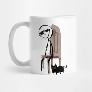 sit person Mug